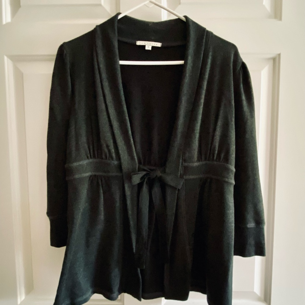 Red Haute Charcoal Gray Women's Cardigan